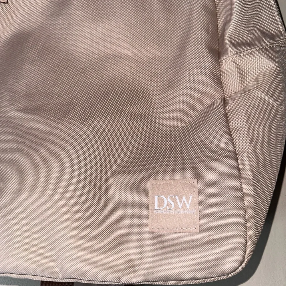 DSW Exclusive tan/beige backpack - Picture 2 of 6